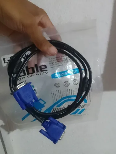 Cabo Vga Macho Para Macho - Frete Grátis 