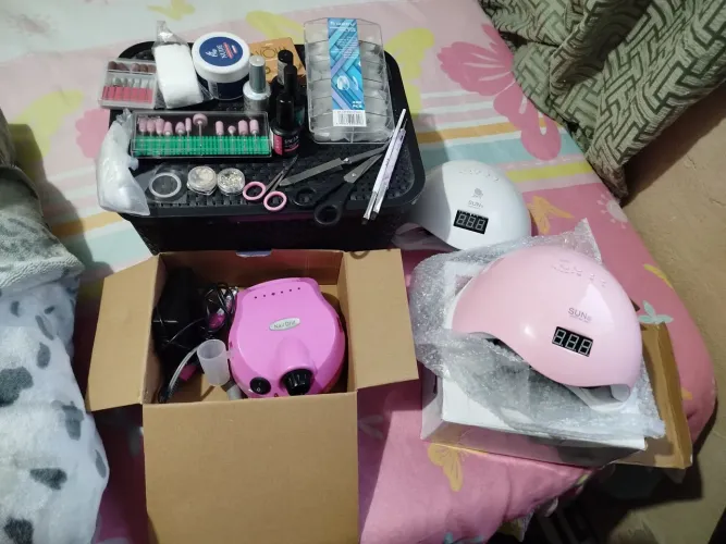 Kit para fz unha de gel tips