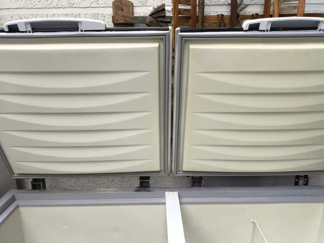 Freezer Eletrolux h500  2 tampas. 