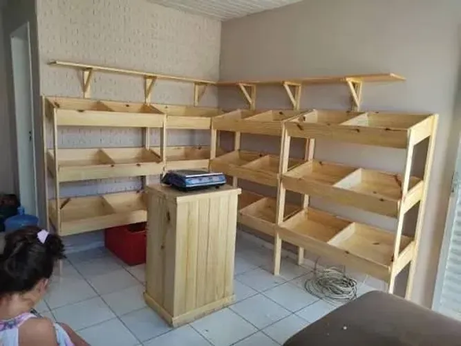 Gôndolas fruteiras para comércio