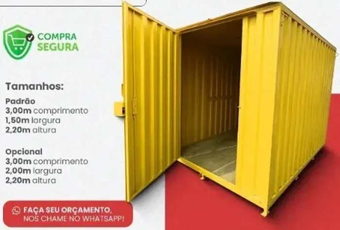 CONTAINER DIVIDE EM ATE 12 VEZES OPORTUNIDADE