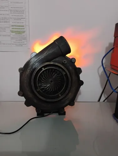 Luminária Turbo Compressor - Iluminação Criativa