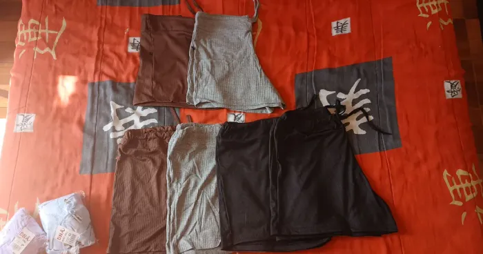 5 Shorts Malha Canelada