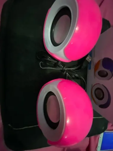 Caixa de Som USB Pink