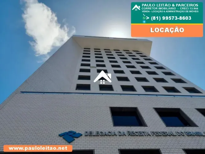 Recife, Excelentes Salas com 225 m2, 3 vagas na Av Agamenon por R$ 10,500  reais. Taxas in