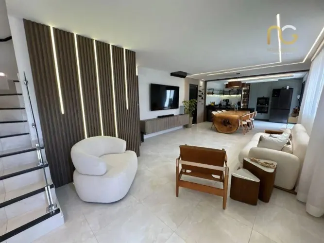 Sobrado à venda, 140 m² por R$ 1.499.000,00 - Vila Guilhermina - Praia Grande/SP