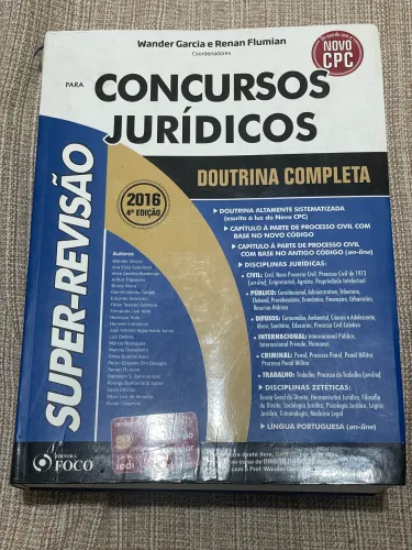 Super-Revisão Concursos Jurídicos (Wander Garcia/Foco) - Doutrina Completa 2016