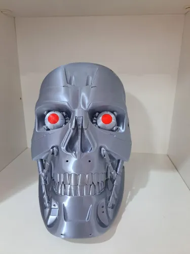 Cabeca do Exterminador do Futuro - 3D impresso 