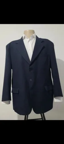 Blazer Azul marinho N° 58, bonito, elegante, confortável, tecido macio. 
