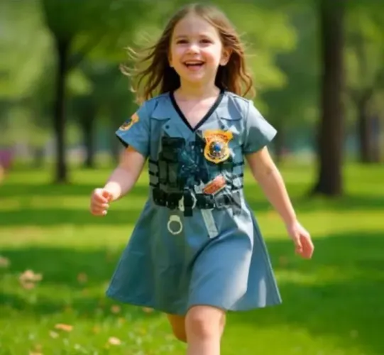 FANTASIAS INFANTIL FEMININA DA POLÍCIA