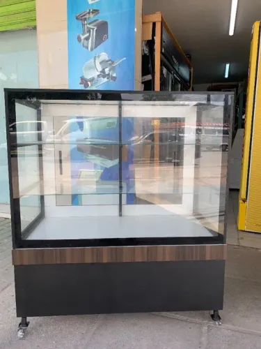 Balcão vitrine natural vidro luxo