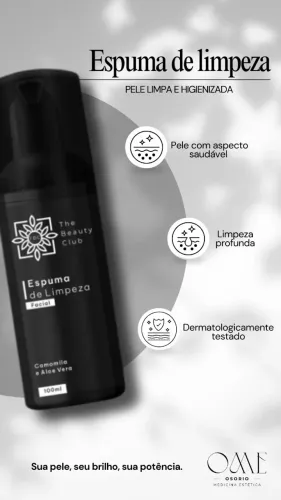 Espuma de limpeza