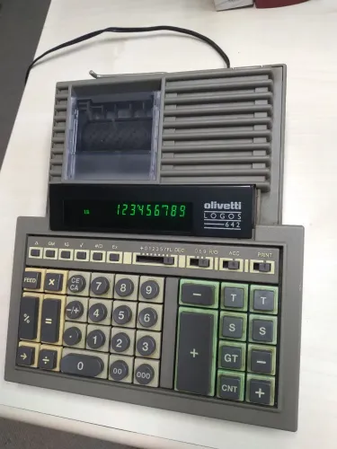 Calculadora Olivetti Logos 642 com Impressão e Display