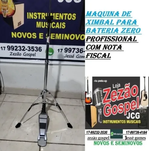 Máquina de Chimbal Profissional para Bateria - Zero!