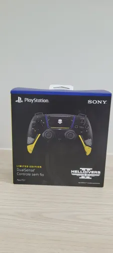 Controle dualsense helldiver ps5