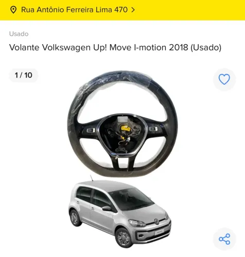 Volante Volkswagen Up! Move I-motion 2018