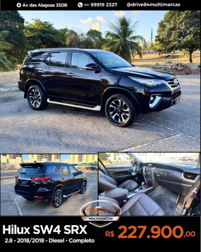 Hilux SW4 2018 07 lugares diesel