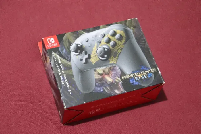 Controle Pro Nintendo Switch (japonês) original - Edição Monster Hunter Rise