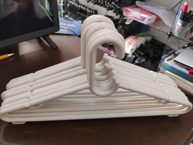 Cabides Premium grosso branco adulto camisas kit