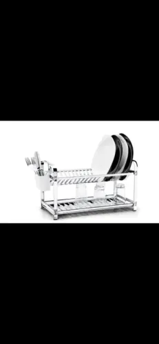 Escorredor inox 20 pratos, oferta