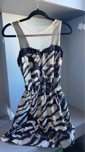 Vestido de festa estampa