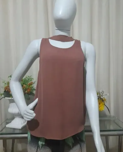 Blusa Feminina Sem Manga