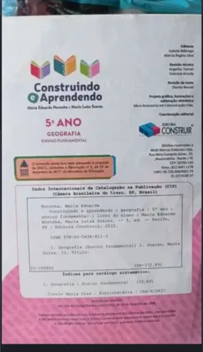 Livro de ciências, história e geogra 5 ano fia 5 ano