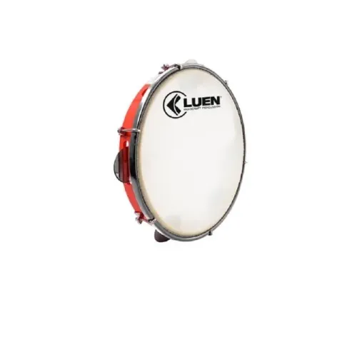 Pandeiro 10" ABS Vermelho Luen