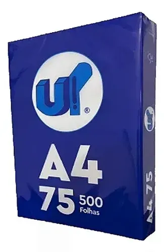 Resma de Papel Sulfite UP! A4 Com 500 Folhas 75g - 
