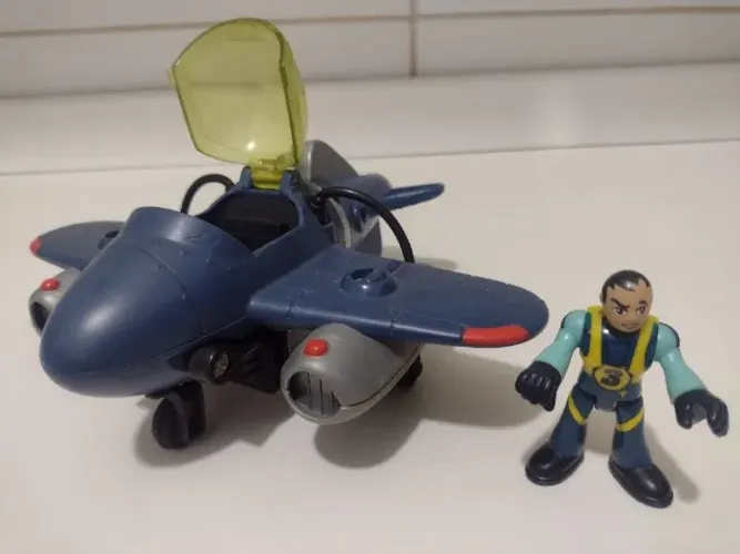 avião giratório imaginext original da fisher price