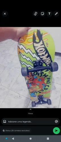 Skate hot Wheels novo nunca foi usado . Falar no ZAP * .