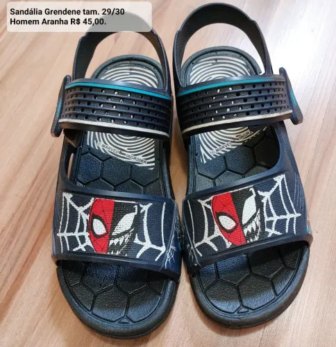 Sandália Homem Aranha 