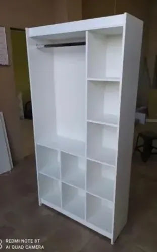 CABIDEIRO DUPLO COM COLMEIA EM L