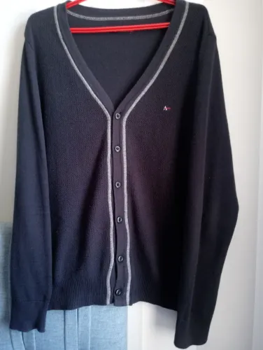 Cardigan Masc. Aramis  Preto - Tamanho P