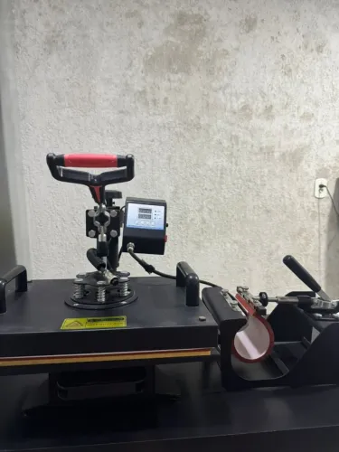 PRENSA TÉRMICA PARA SUBLIMAÇÃO 10X1 - CANECA, BLUSA, COPO E MUITO MAIS.