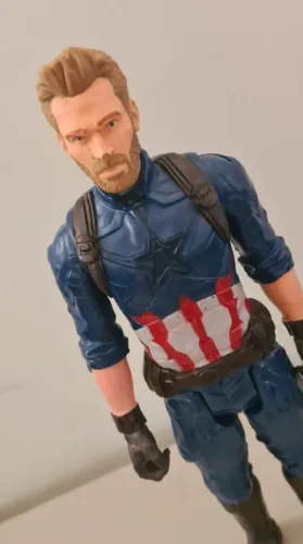 Boneco Capitão America Guerra Infinita Avengers