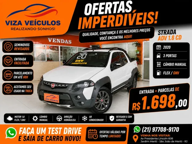 Fiat Strada Adventure1.8/ 1.8 Locker Flex CD 2020