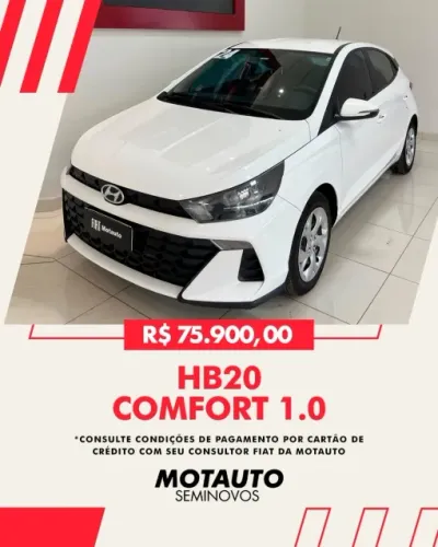 Hyundai HB20 Comfort 1.0 Flex 12V Mec. 2024