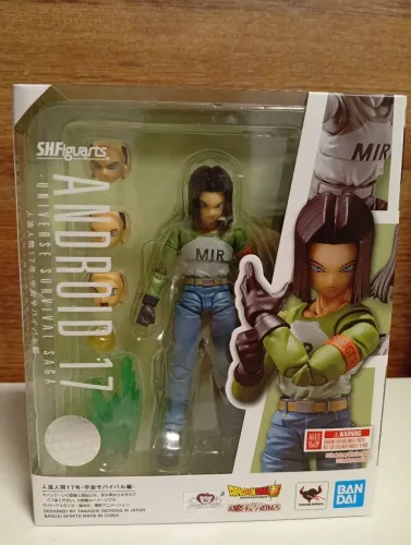 Android 17 e 18 SH Figuarts Lacrados torneio do poder
