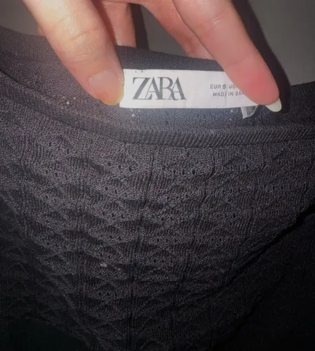 Tomara que caia cropped Zara