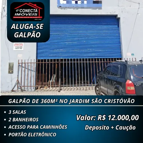 Alugo Galpão Comercial na Av. Lourenço Vieira da Silva ao lado do Terminal
