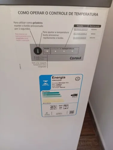 Freezer horizontal Consul 309 litros inverter