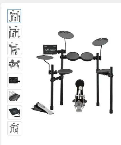 Vendo - BATERIA ELETRÔNICA YAMAHA DTX450K (Super conservada e funcionando perfeitamente)