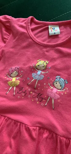 Vestido bebê rosa