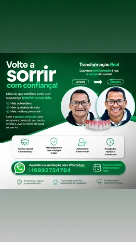 Volte a sorrir com confiança!