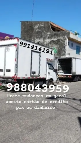 Frete mudanças transporte, barato e rápido