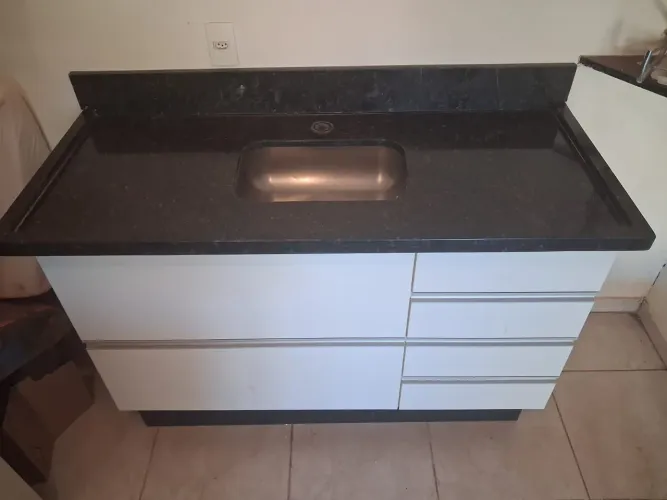 Pia de cozinha com armario 1,40mt