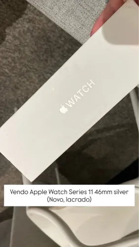 Apple Watch Series 11 46mm silver (Novo, lacrado)