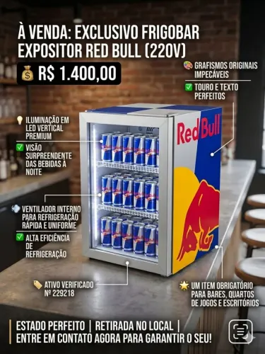 Frigobar Redbull baby cooler 