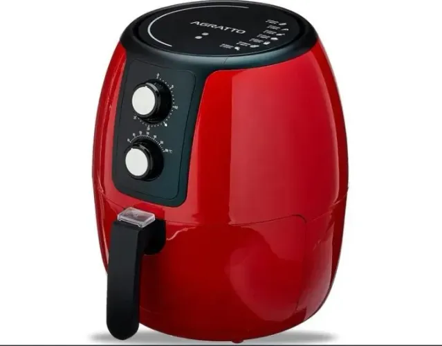 Vende-se Fritadeira elétrica Air Fryer Agrato Vermelha.